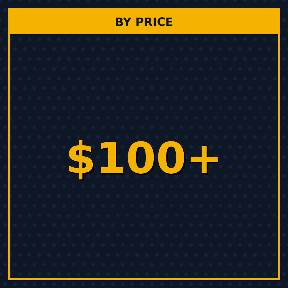 100 dollars and up