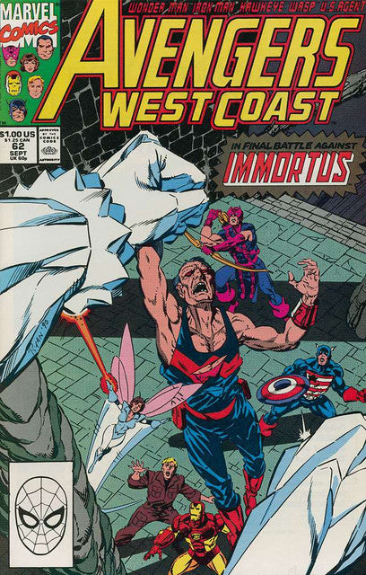 Avengers West Coast #62 Main image