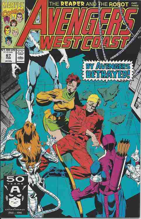 Avengers West Coast #67 Main image
