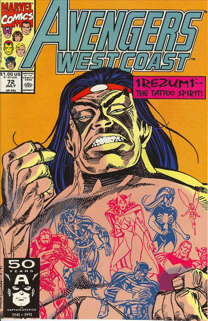 Avengers West Coast #72 Main image