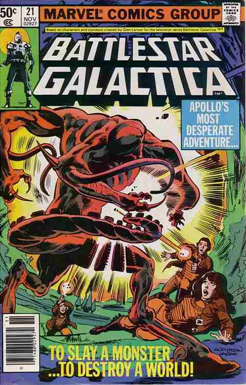Battlestar Galactica (Marvel) #21 Main image