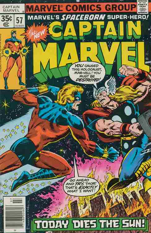 Captain Marvel (1st Series) #57 Main image