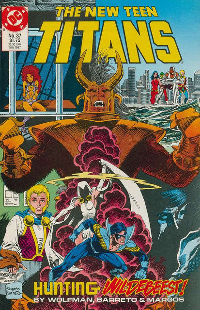 The New Teen Titans (2nd Series) #37 Main image