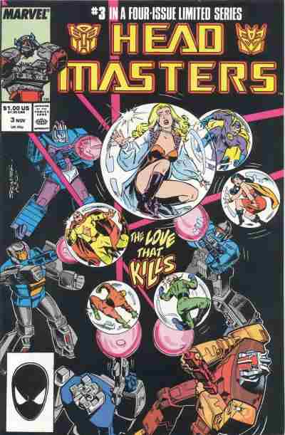 The Transformers: Headmasters #3 Main image