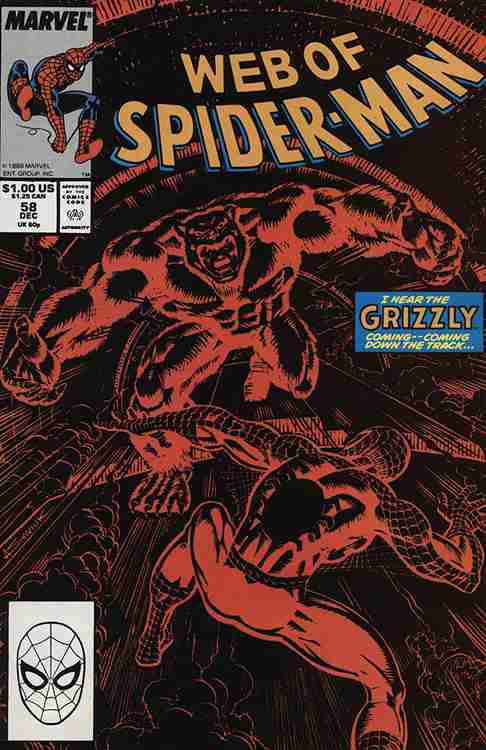 The Web of Spider-Man #58 Main image