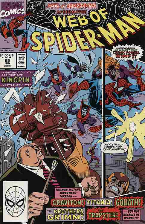 The Web of Spider-Man #65 Main image