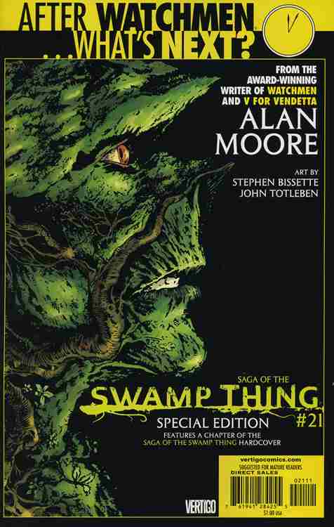 The Saga of the Swamp Thing #21-2nd printing Main image