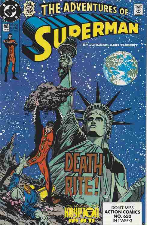 Adventures of Superman #465 Main image