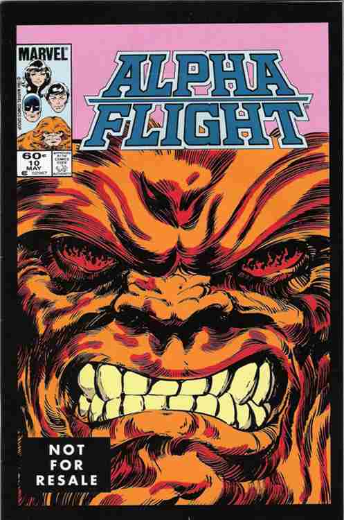Alpha Flight (1st Series) #10-2nd printing Main image
