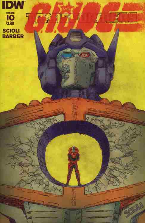 The Transformers vs. G.I. Joe #10 Variation A Main image