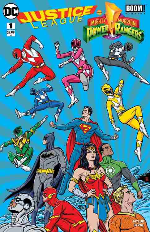 Justice League/Power Rangers #1 Variation K