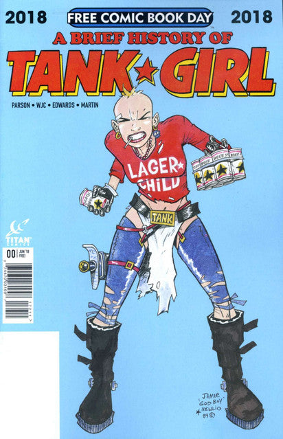 Tank Girl Free Comic Book Day: A Brief History of Tank Girl #2018 Main image