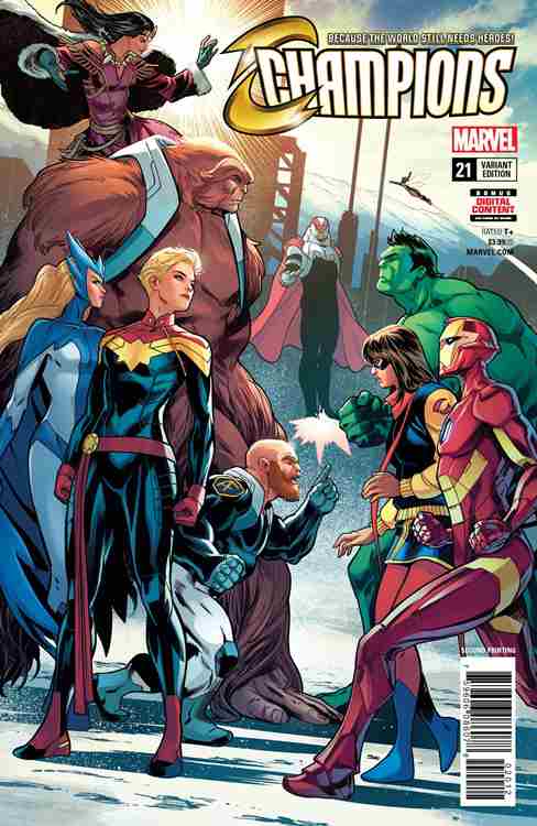 Champions #21-2nd printing