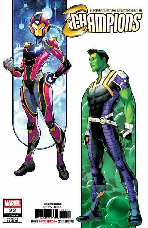 Champions #22-2nd printing