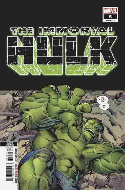 Immortal Hulk #5-2nd printing