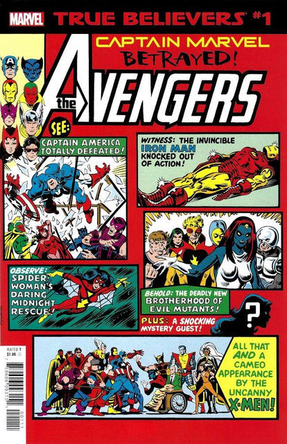 True Believers: Captain Marvel—Betrayed #1 Main image