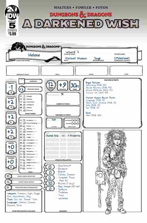 Dungeons & Dragons: A Darkened Wish #5 Variation B Main image