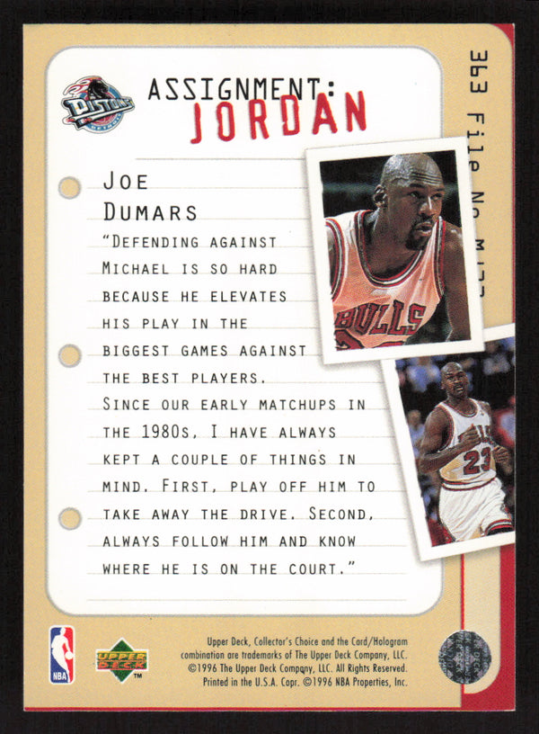 1996-97 Collector's Choice #363 Joe Dumars