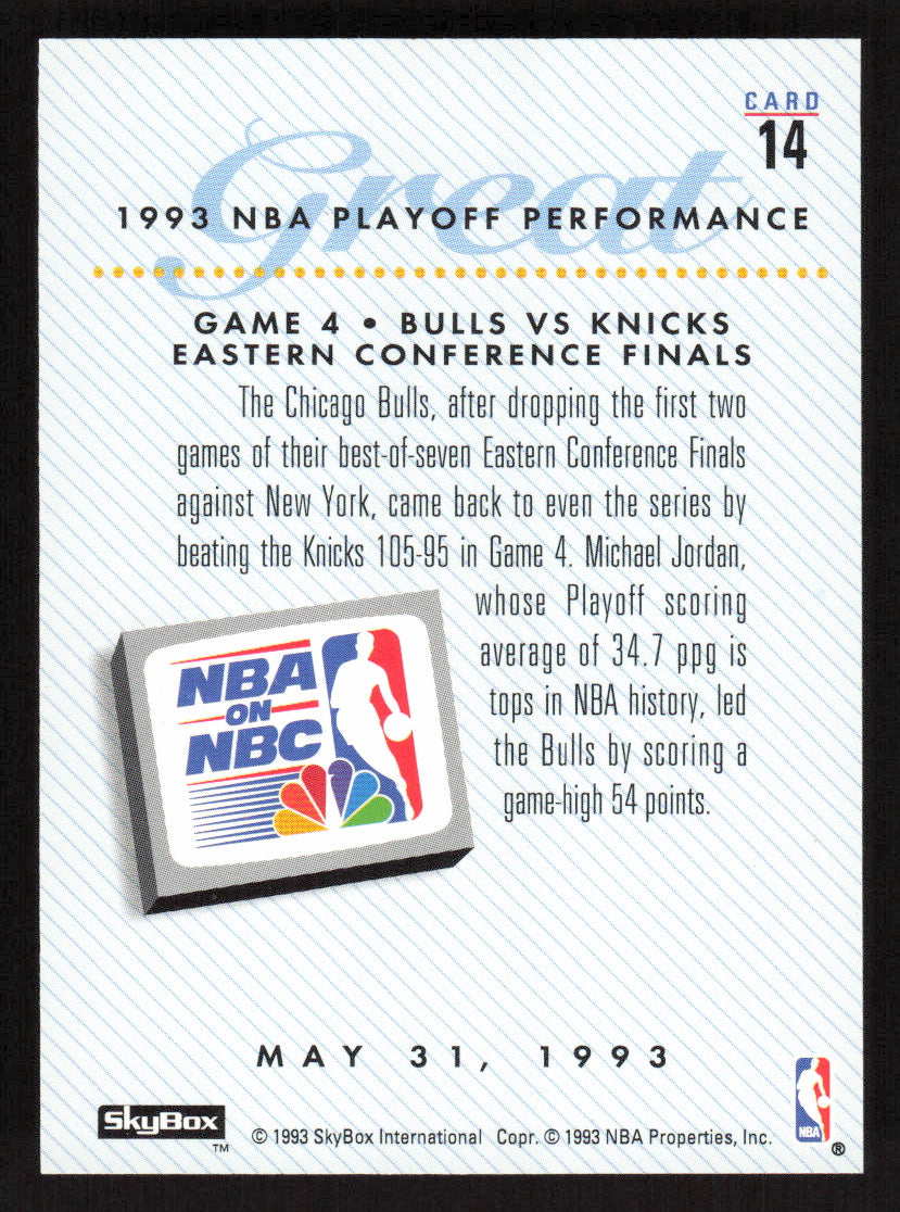 1993-94 SkyBox Premium #14 Michael Jordan