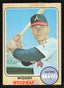 1968 Topps #476 Woody Woodward