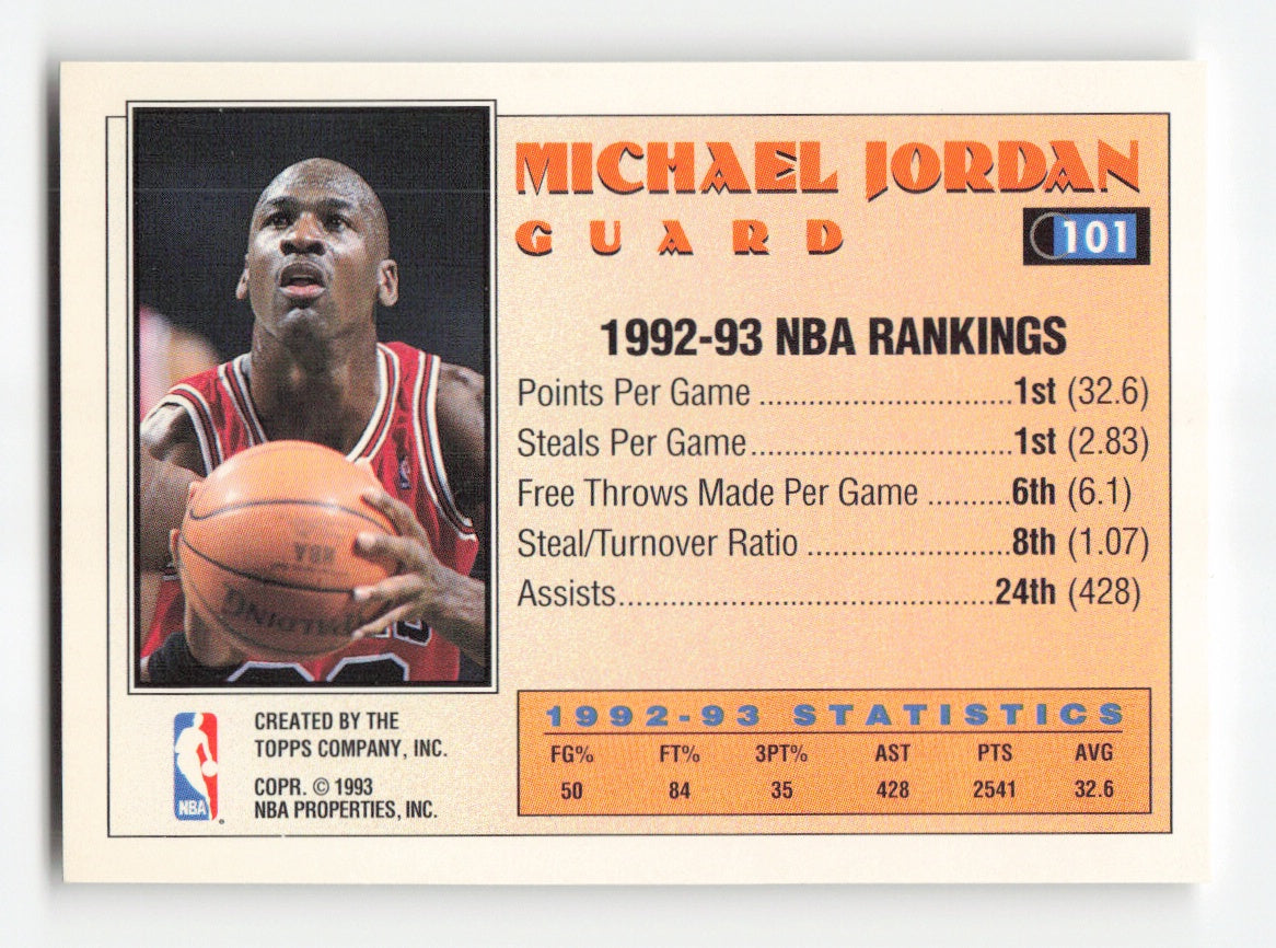 1993-94 Topps #101 Michael Jordan