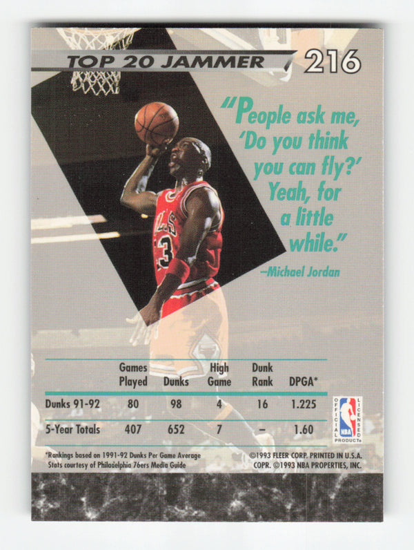1992-93 Ultra #216 Michael Jordan