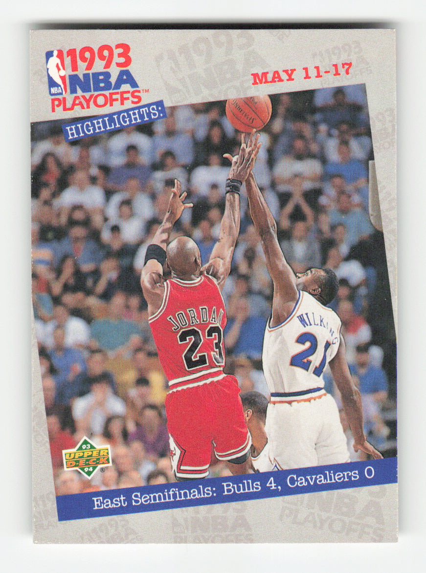 1993-94 Upper Deck #187 East Semifinals: Bulls 4, Cavaliers 0