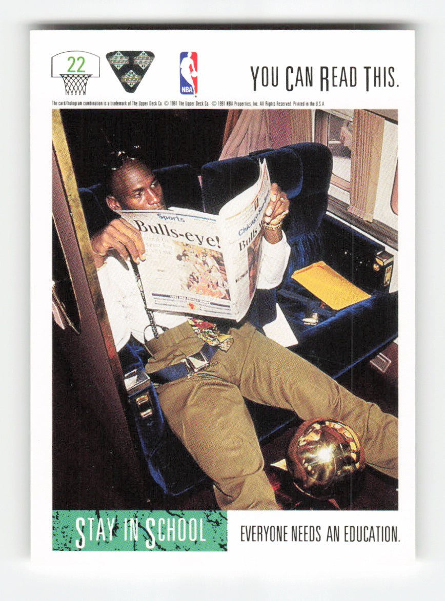1991-92 Upper Deck #22 If You Can Read This...