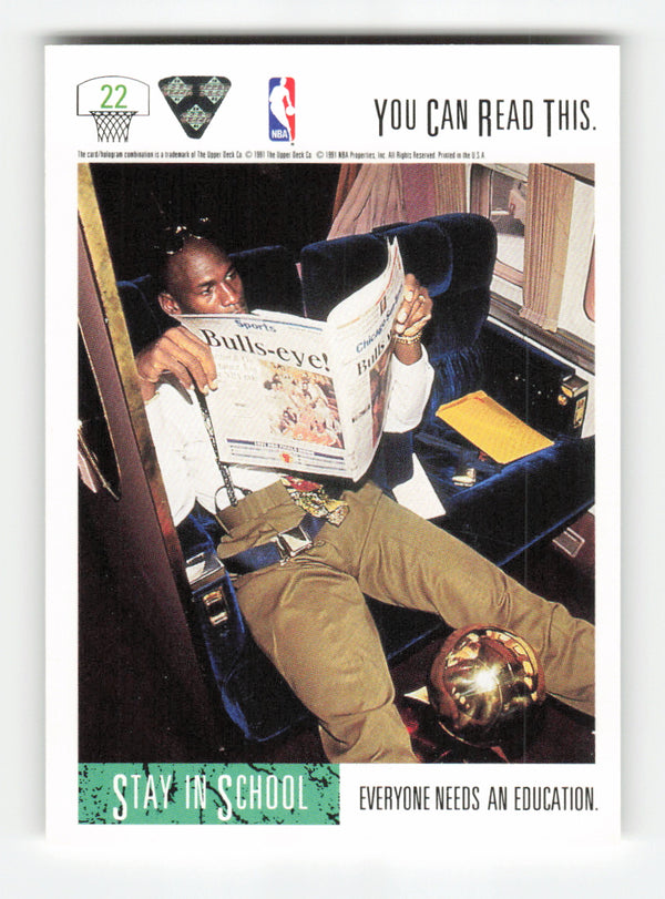 1991-92 Upper Deck #22 If You Can Read This...