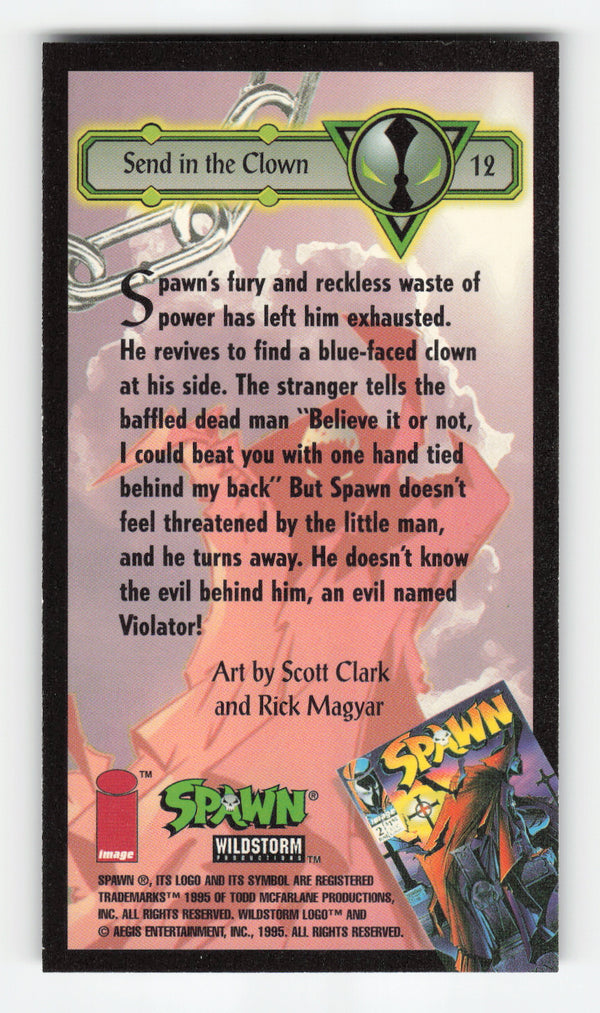 1995 WildStorm Spawn Widevision #12 Send in the Clown