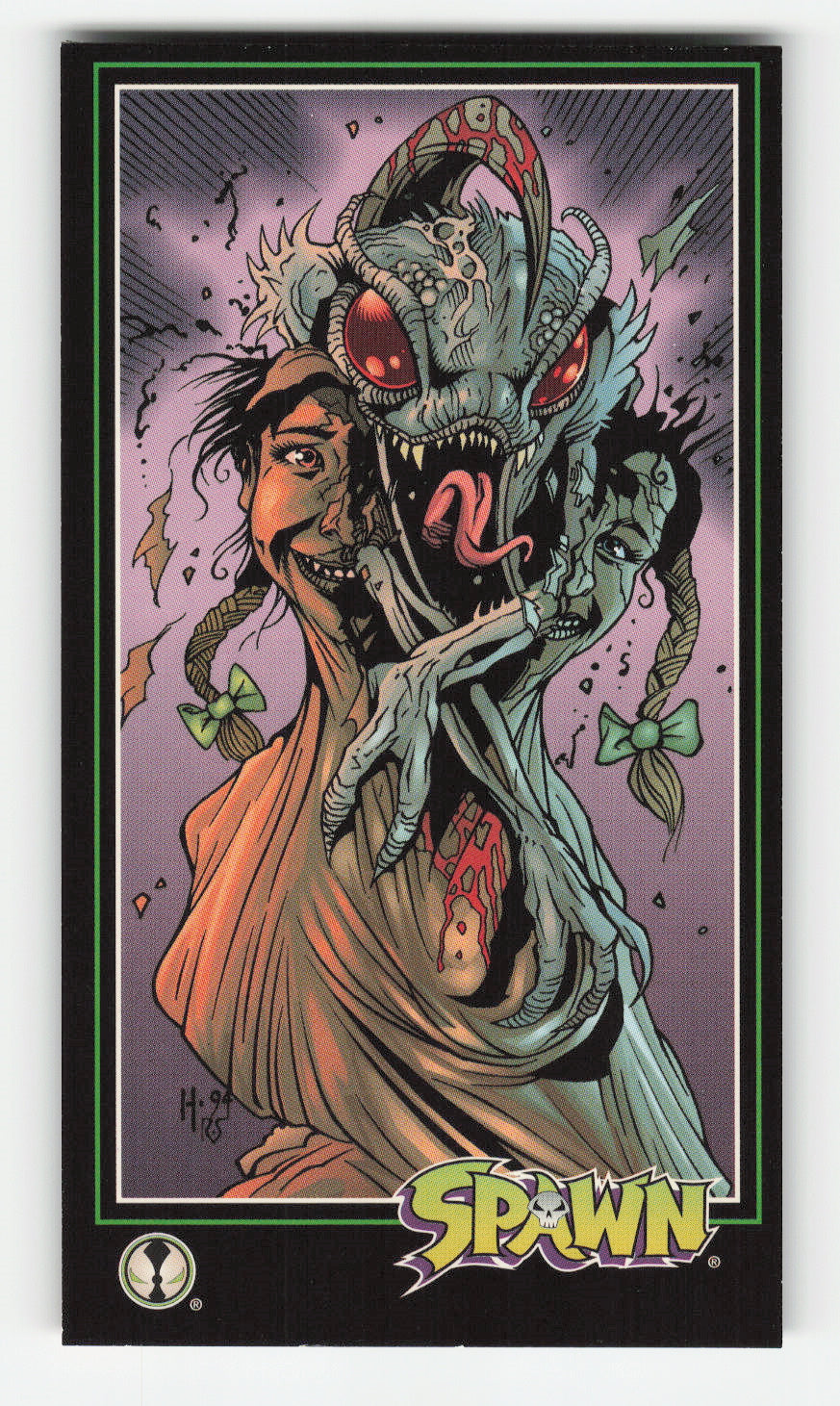 1995 WildStorm Spawn Widevision #46 Surprise Guest