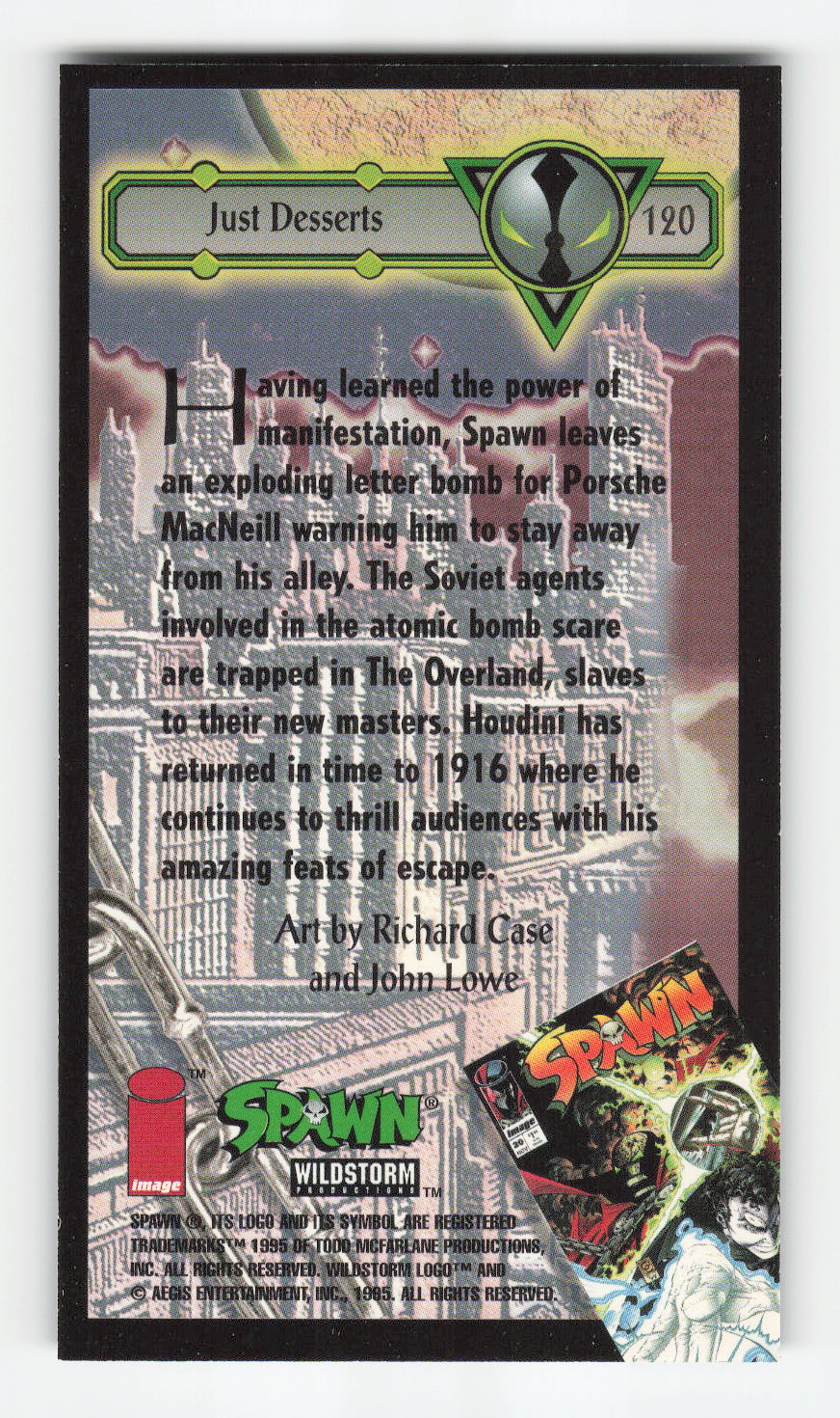 1995 WildStorm Spawn Widevision #120 Just Desserts Main image