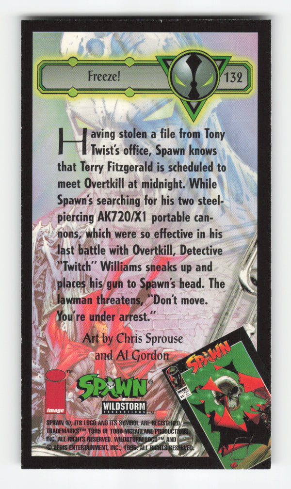 1995 WildStorm Spawn Widevision #132 Freeze!
