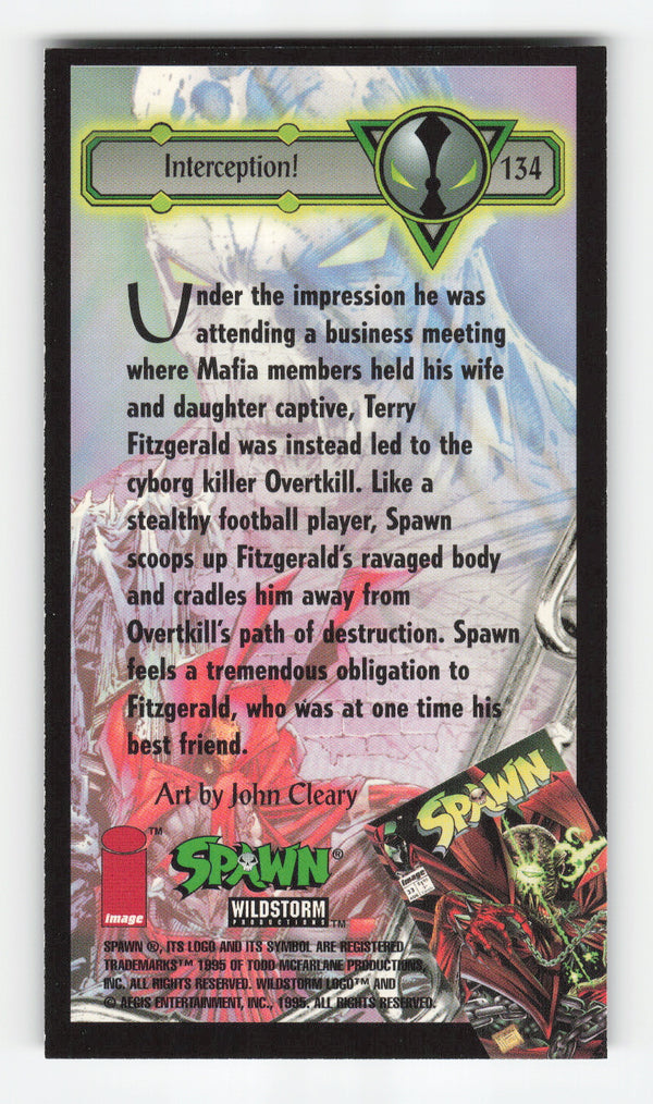1995 WildStorm Spawn Widevision #134 Interception!