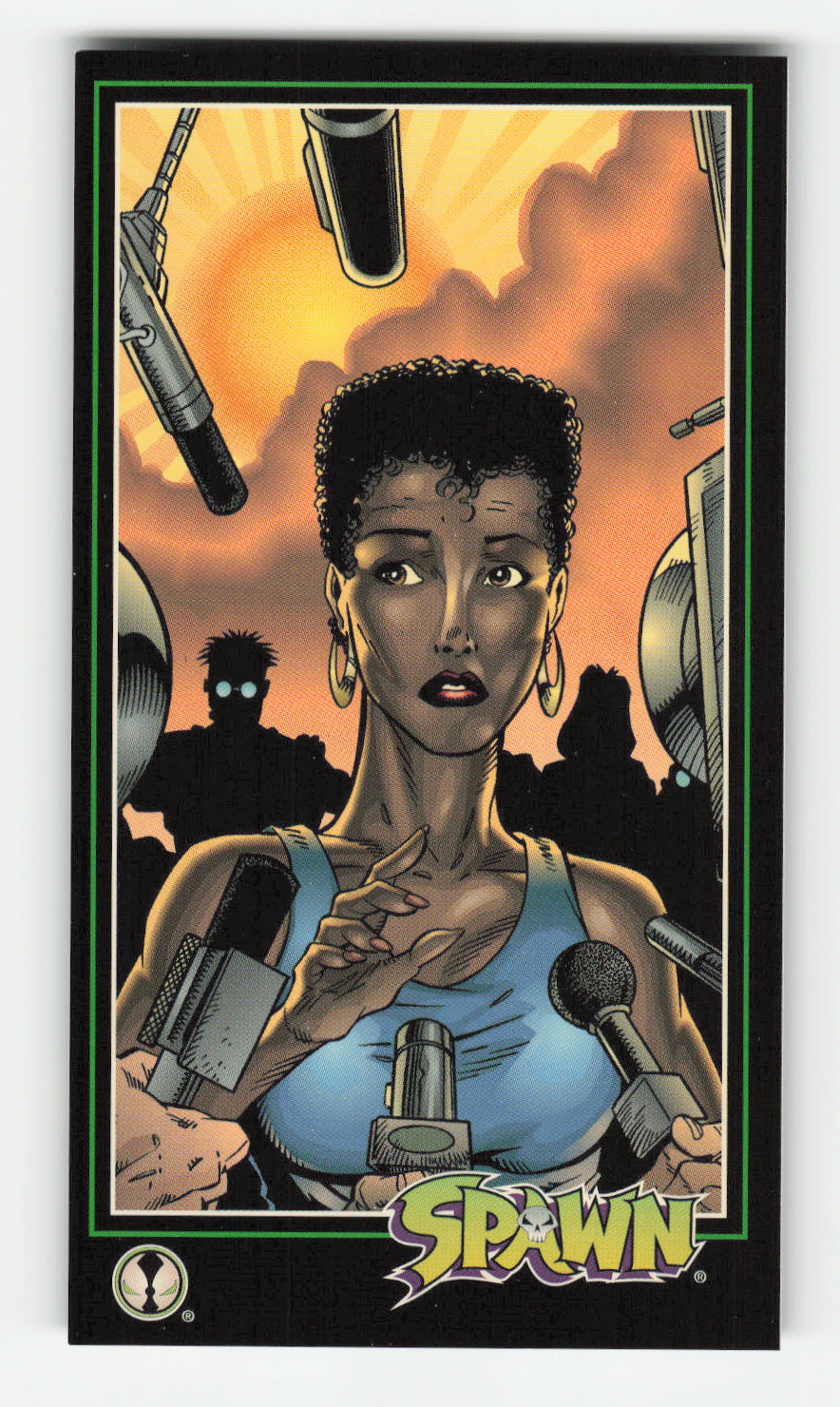 1995 WildStorm Spawn Widevision #136 Media Blitz