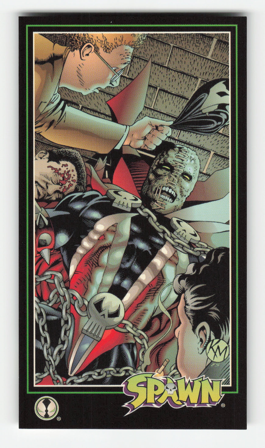 1995 WildStorm Spawn Widevision #139 Spawn Unmasked
