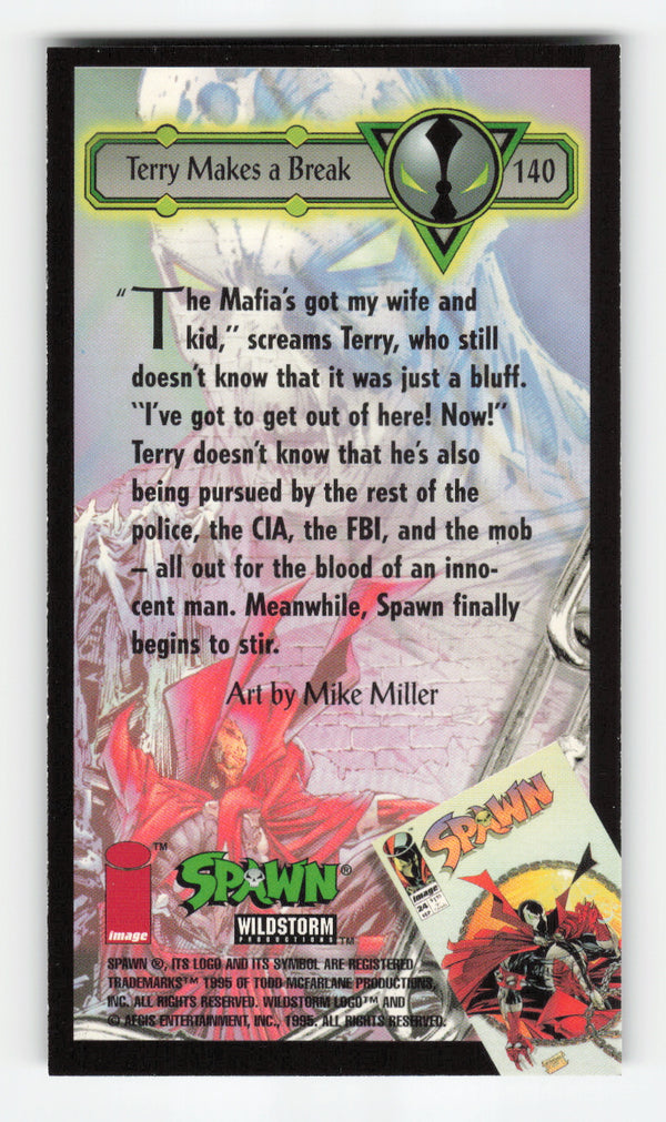 1995 WildStorm Spawn Widevision #140 Terry Makes a Break