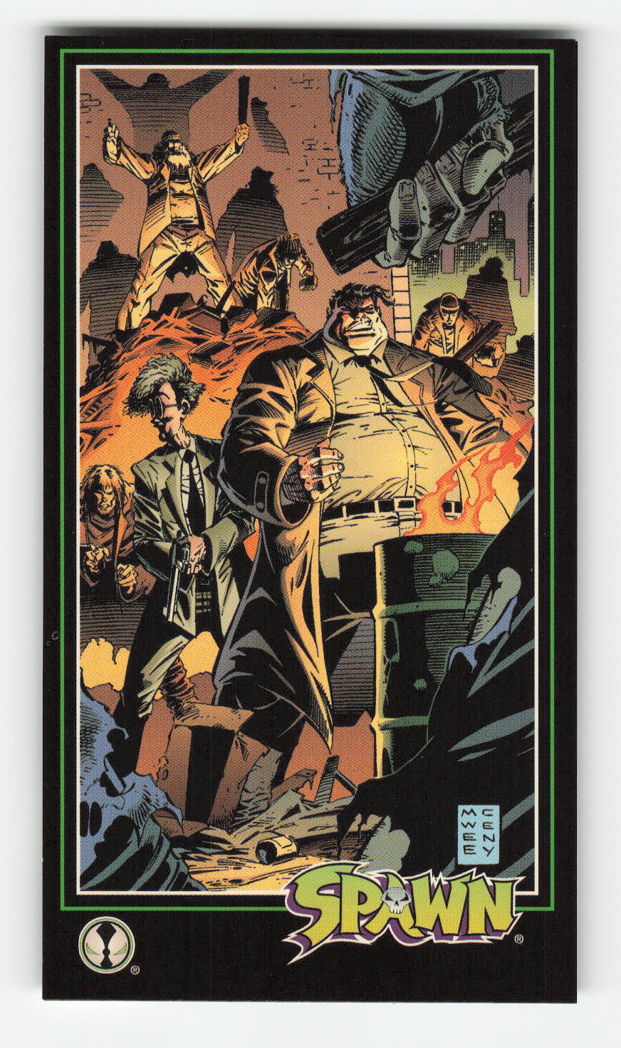 1995 WildStorm Spawn Widevision #141 The Bum Brigade Main image