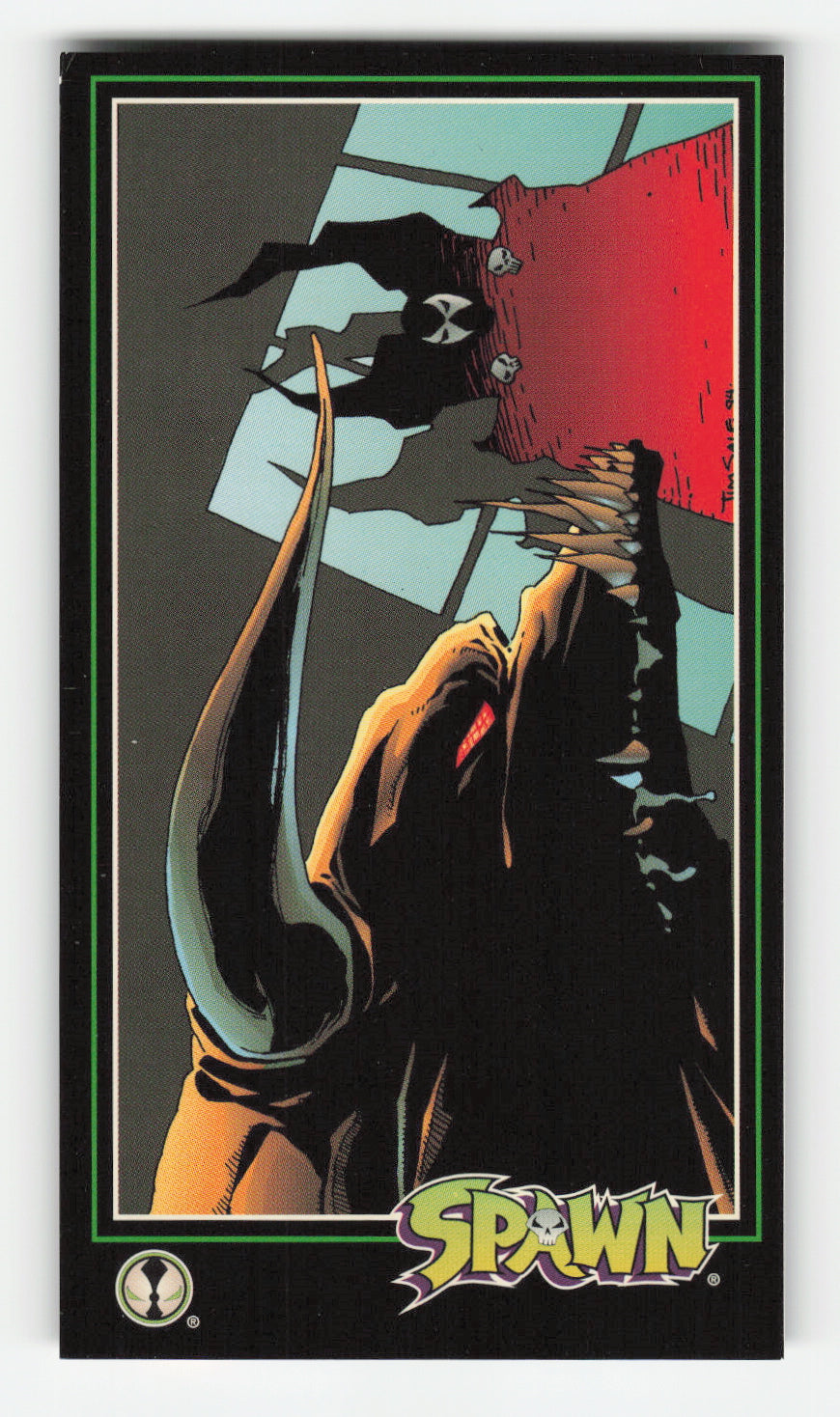 1995 WildStorm Spawn Widevision #148 Trojan Spawn