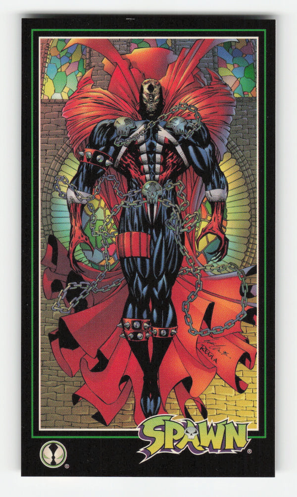 1995 WildStorm Spawn Widevision #150 Who Was That Horned Beast?