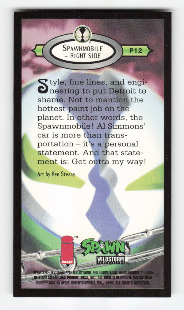 1995 WildStorm Spawn Widevision #P12 Spawnmobile - Right Side Painted