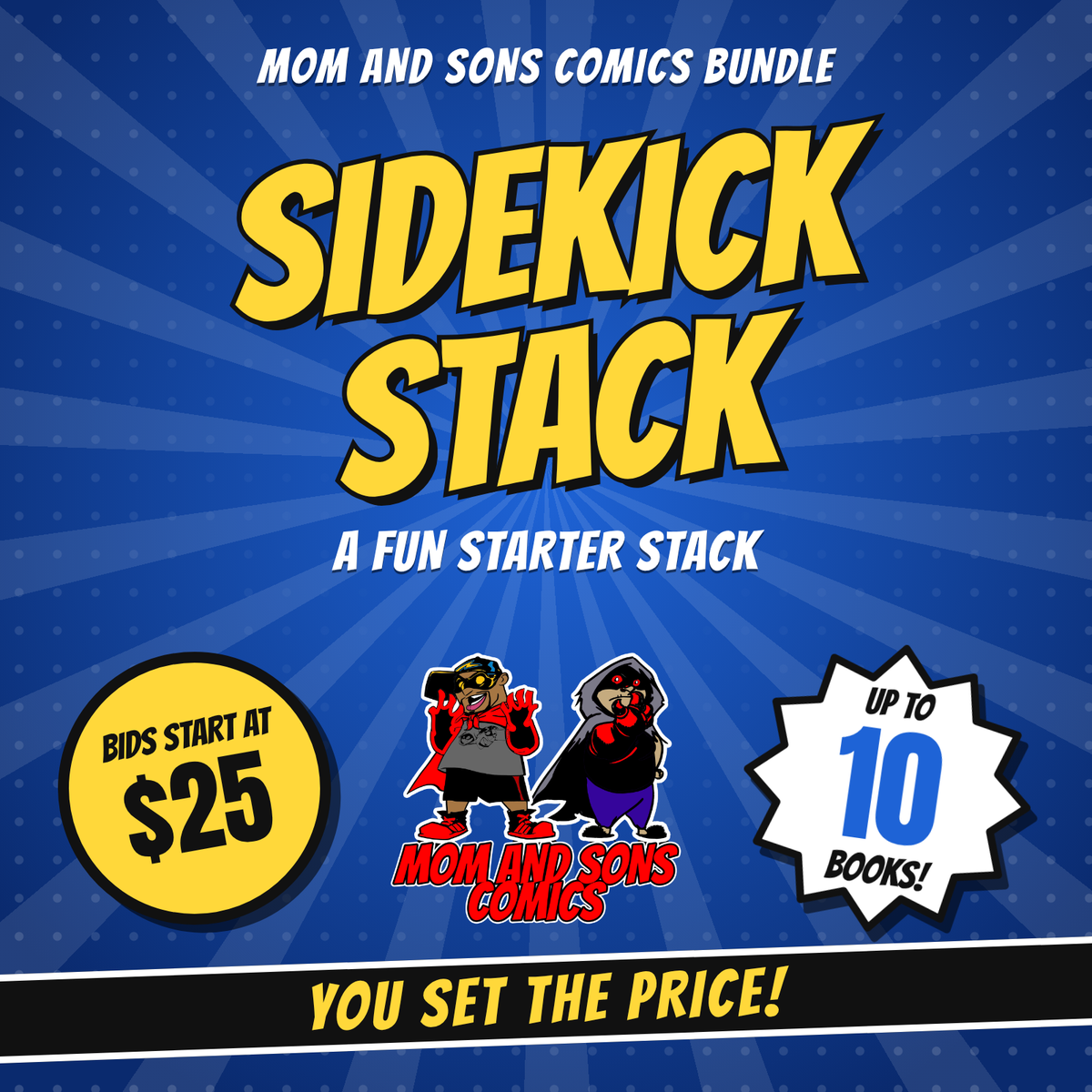 Sidekick Stack - up to 10 books, bids start at $25 Main image