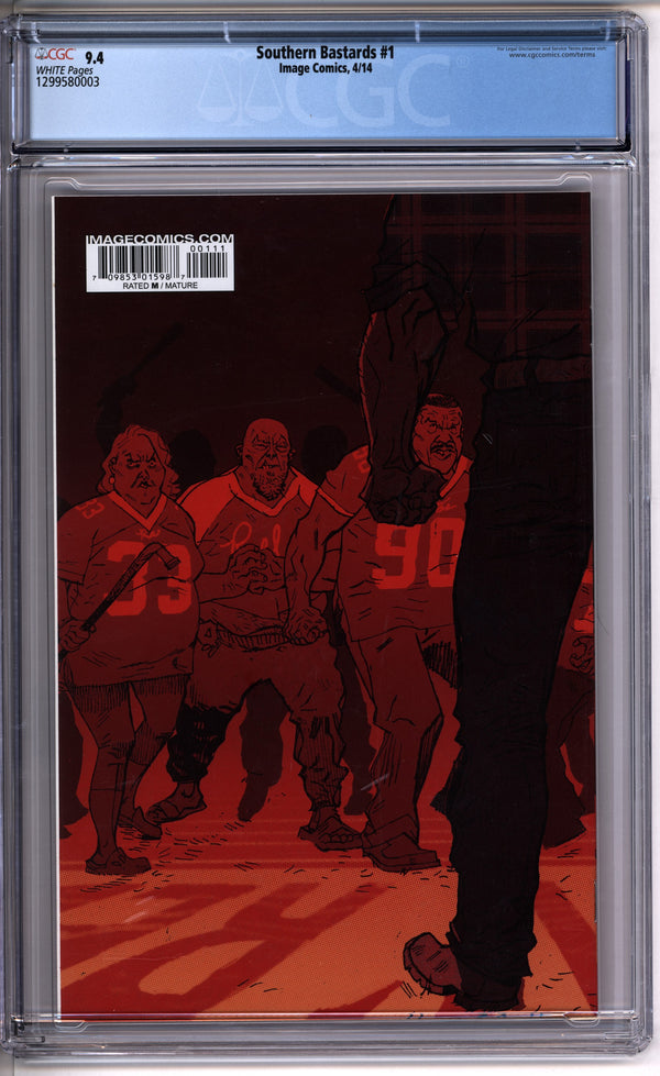 Southern Bastards #1 CGC 9.4 back