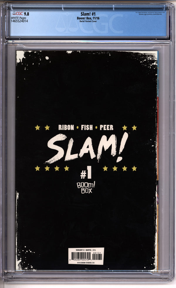 Slam! #1 CGC 9.8 back