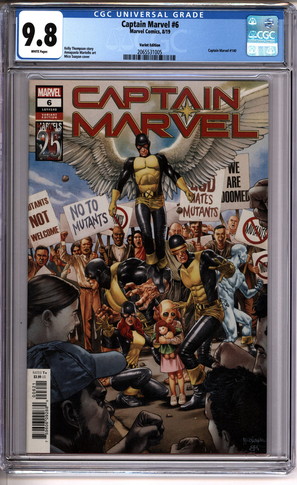 Captain Marvel #6 CGC 9.8 front