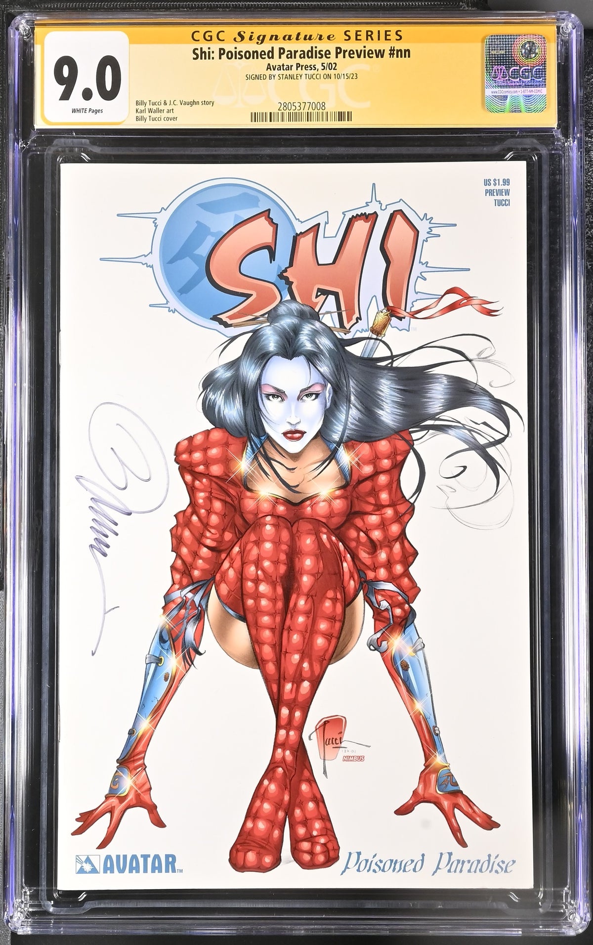 Shi: Poisoned Paradise Preview CGC 9.0 front