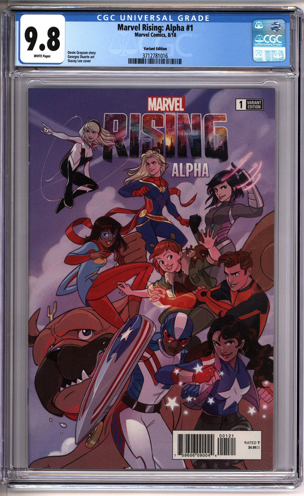 Marvel Rising: Alpha #1 CGC 9.8 front