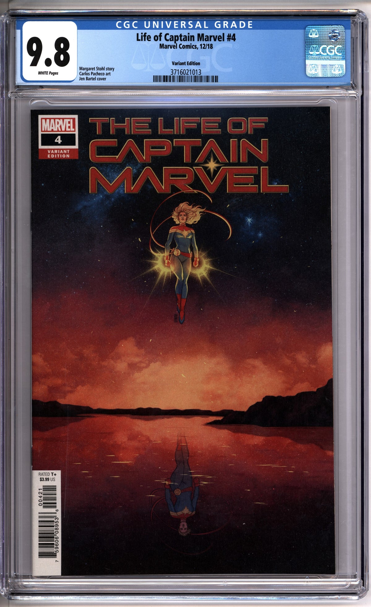 Life of Captain Marvel #4 CGC 9.8 front