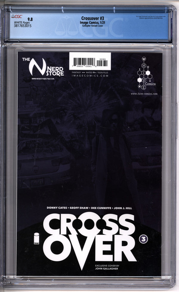 Crossover #3 CGC 9.8 back