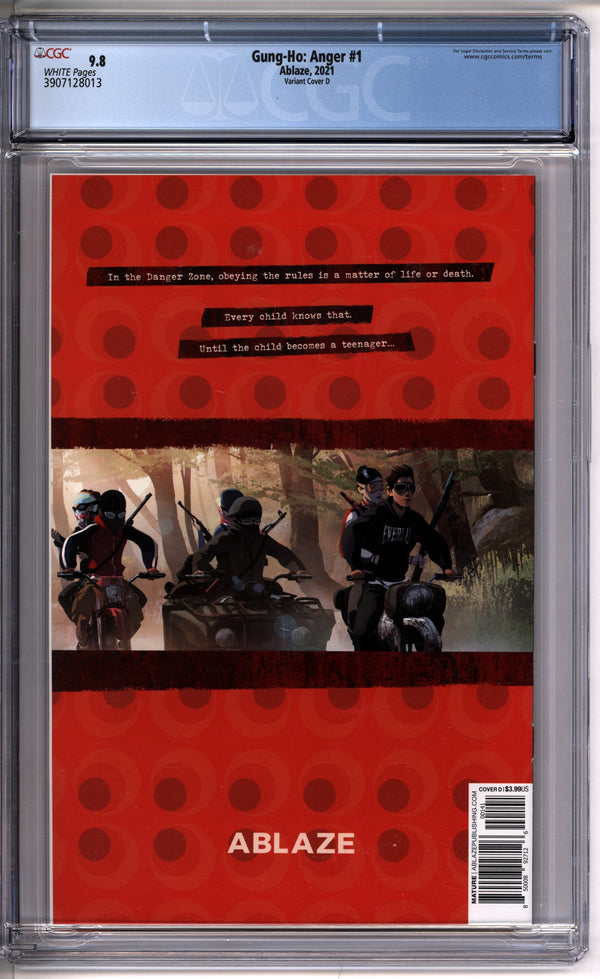 Gung-Ho: Anger #1 CGC 9.8 back